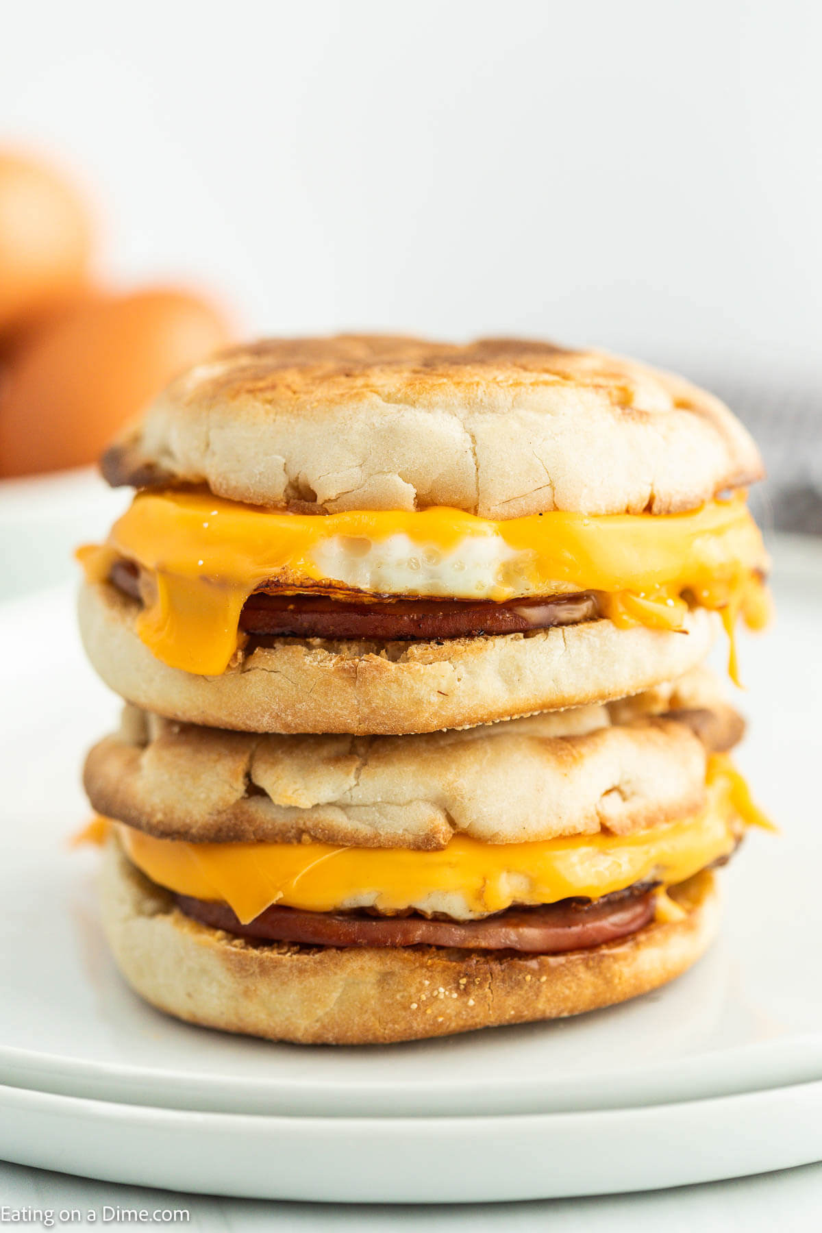 Freezer Breakfast Sandwiches (McDonald's Egg McMuffin Copycat) (McDonald's Egg  McMuffin Copycat)