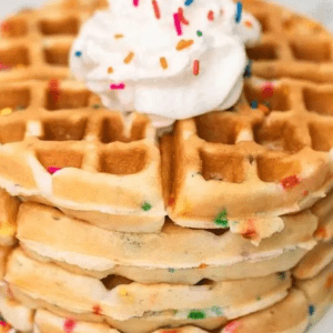 Cake Mix Waffles