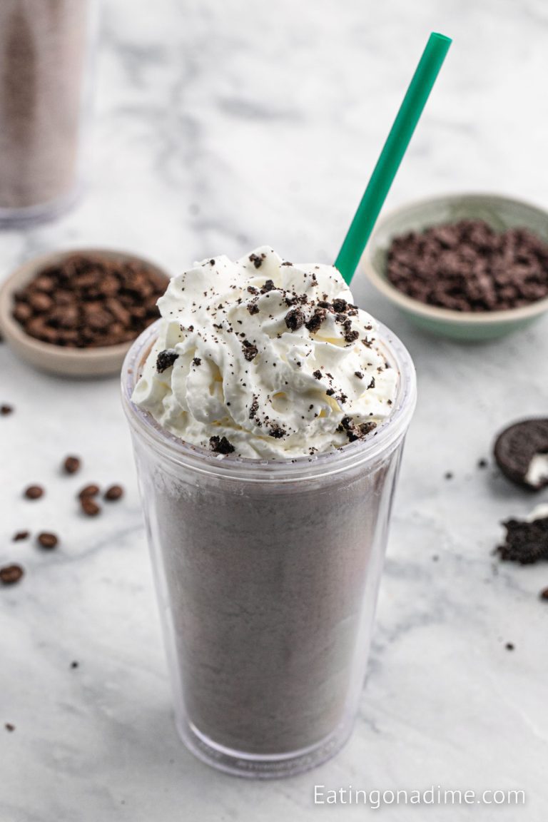 Starbucks Cookies and Cream Frappuccino Recipe