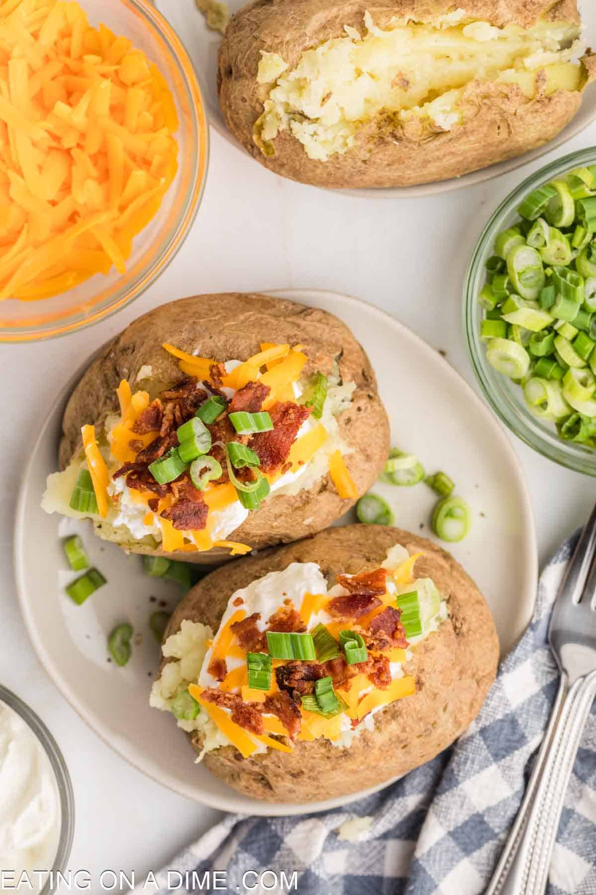 Quick and Easy Baked Potatoes Recipe