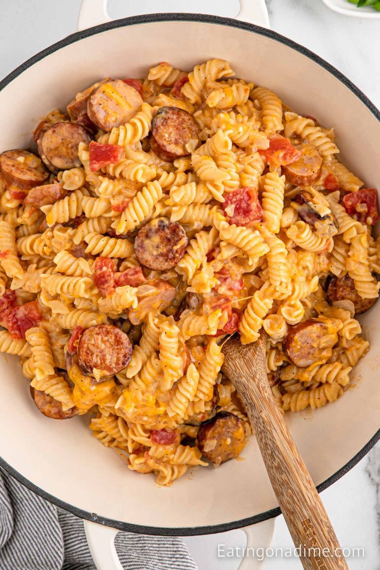 Kielbasa Pasta Recipe - Eating on a Dime