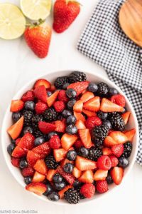 Berry Fruit Salad Recipe - Eating on a Dime