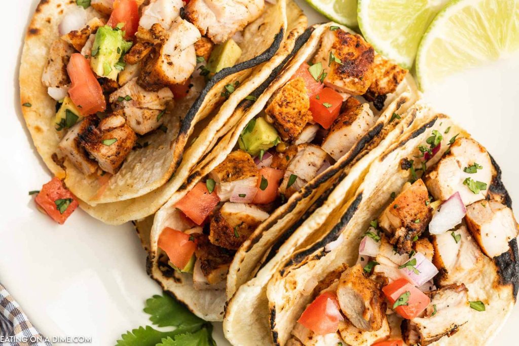 Grilled Chicken Tacos - Easy Grilled Street Tacos