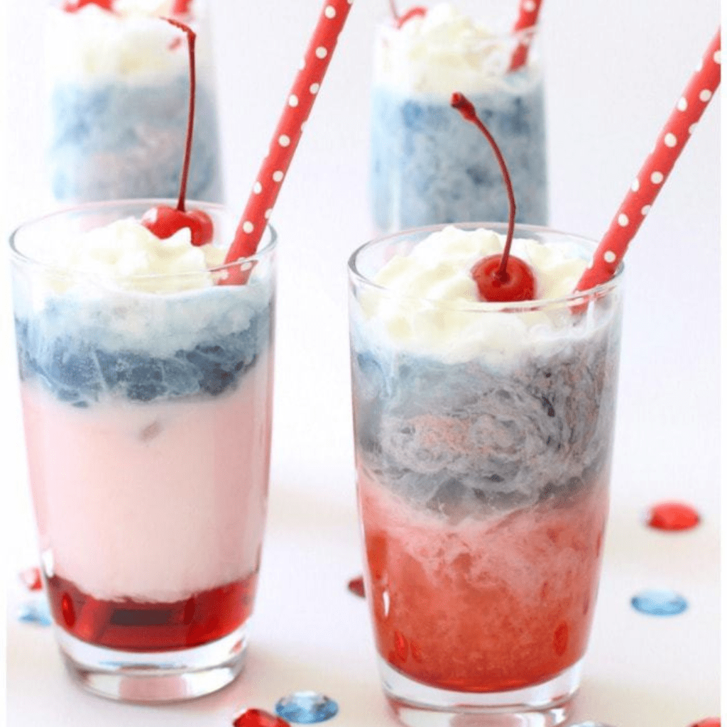 4th of July Drinks - 43 Red White and Blue Drinks