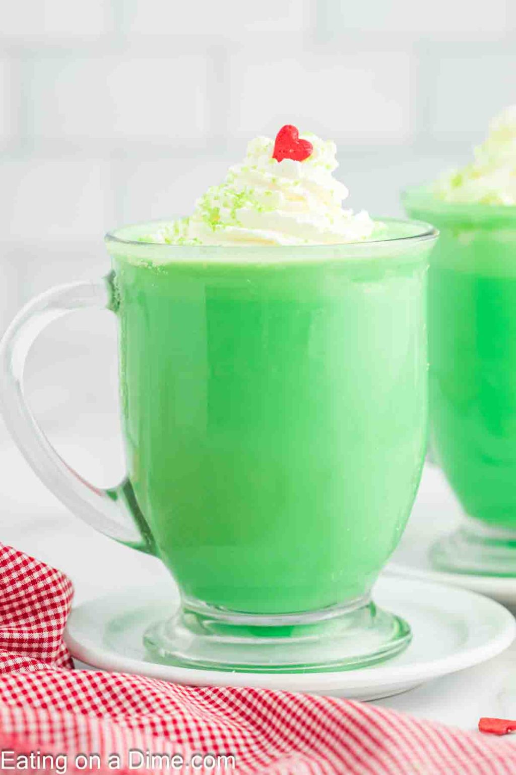 Grinch Hot Chocolate - Eating on a Dime