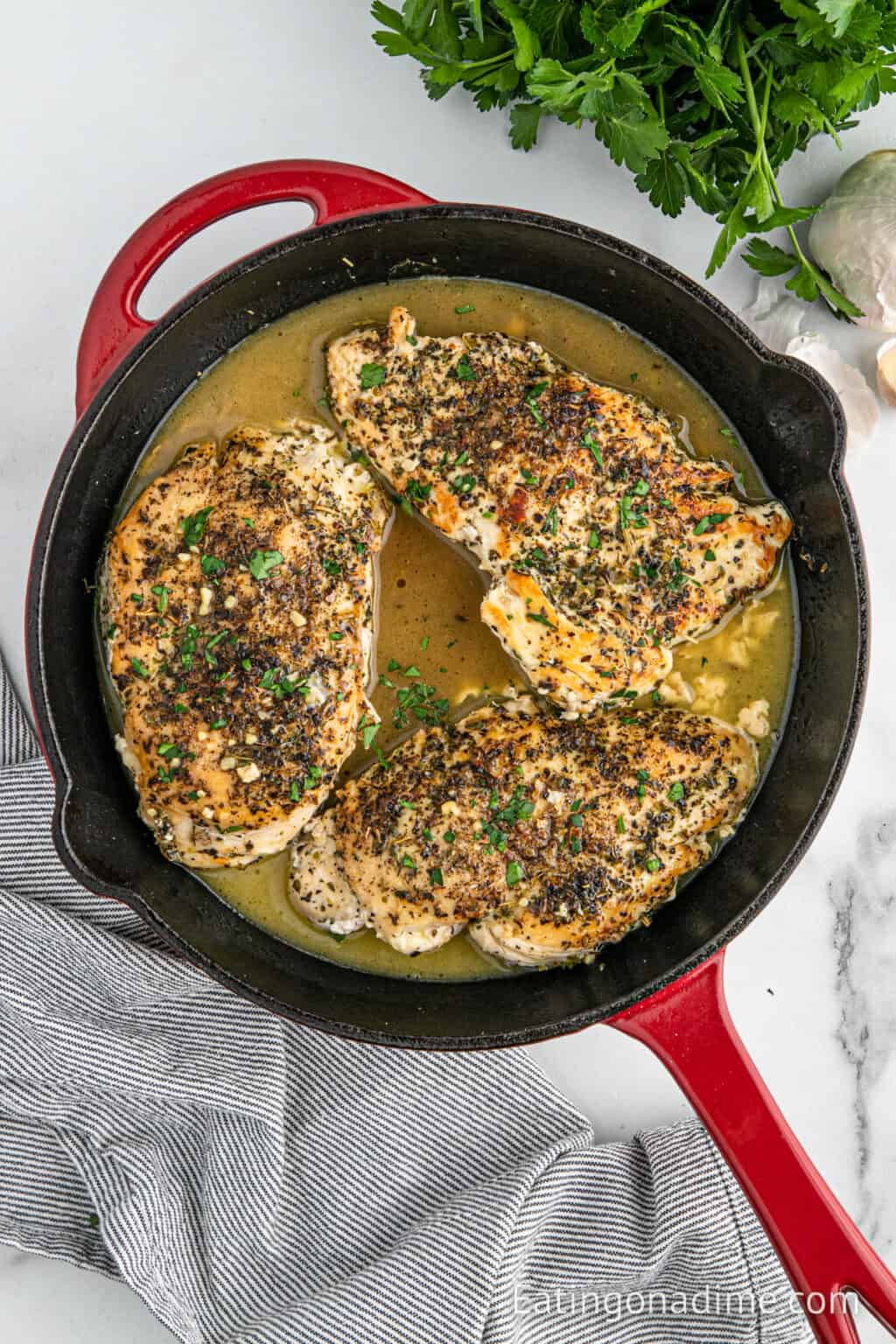 Garlic Butter Chicken Recipe - Eating on a Dime