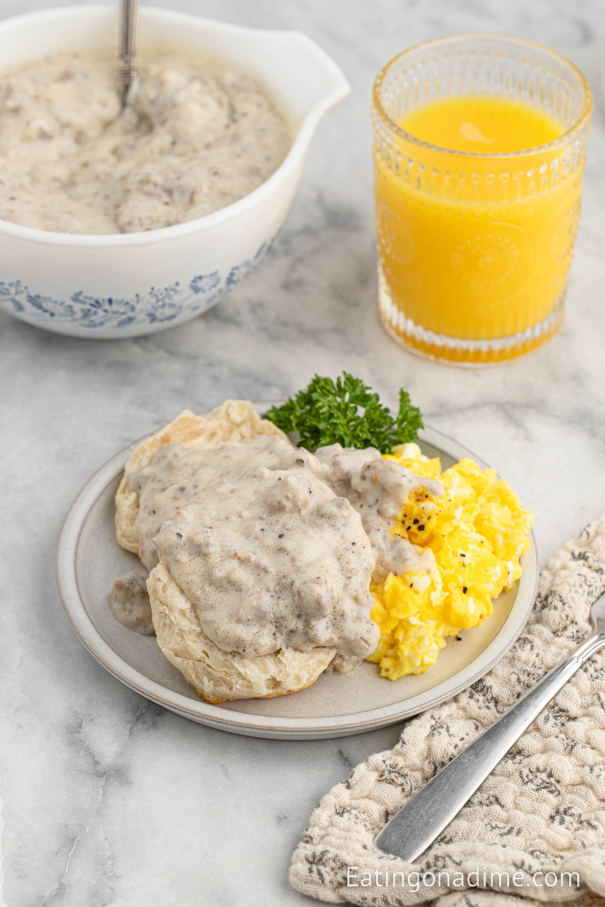 Biscuits and Gravy Recipe Eating on a Dime