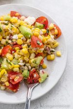 Corn Salad - Eating on a Dime