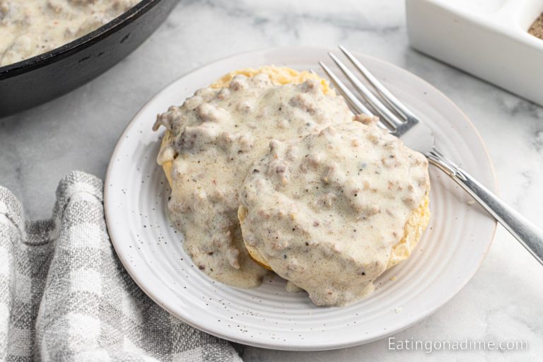 How to Make Sausage Gravy - Eating on a Dime