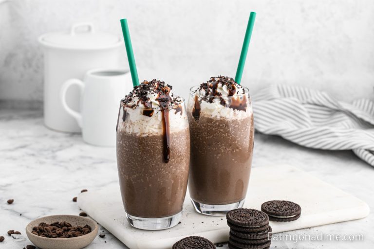 Mocha Cookie Crumble Frappuccino Recipe - Eating on a Dime