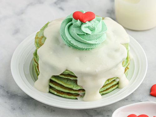 Grinch Pancakes - Easy Budget Recipes