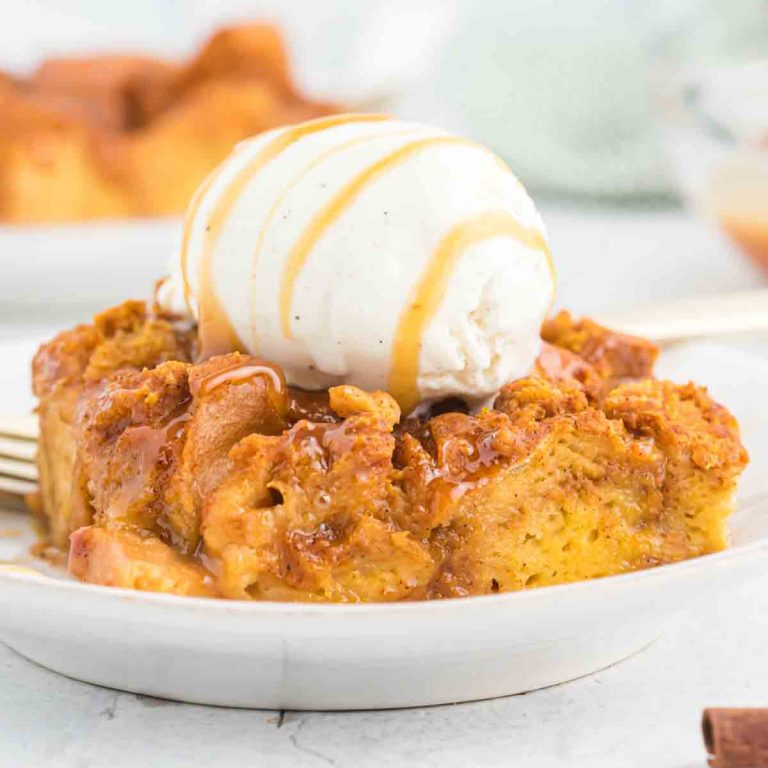 Easy Pumpkin Bread Pudding Recipe