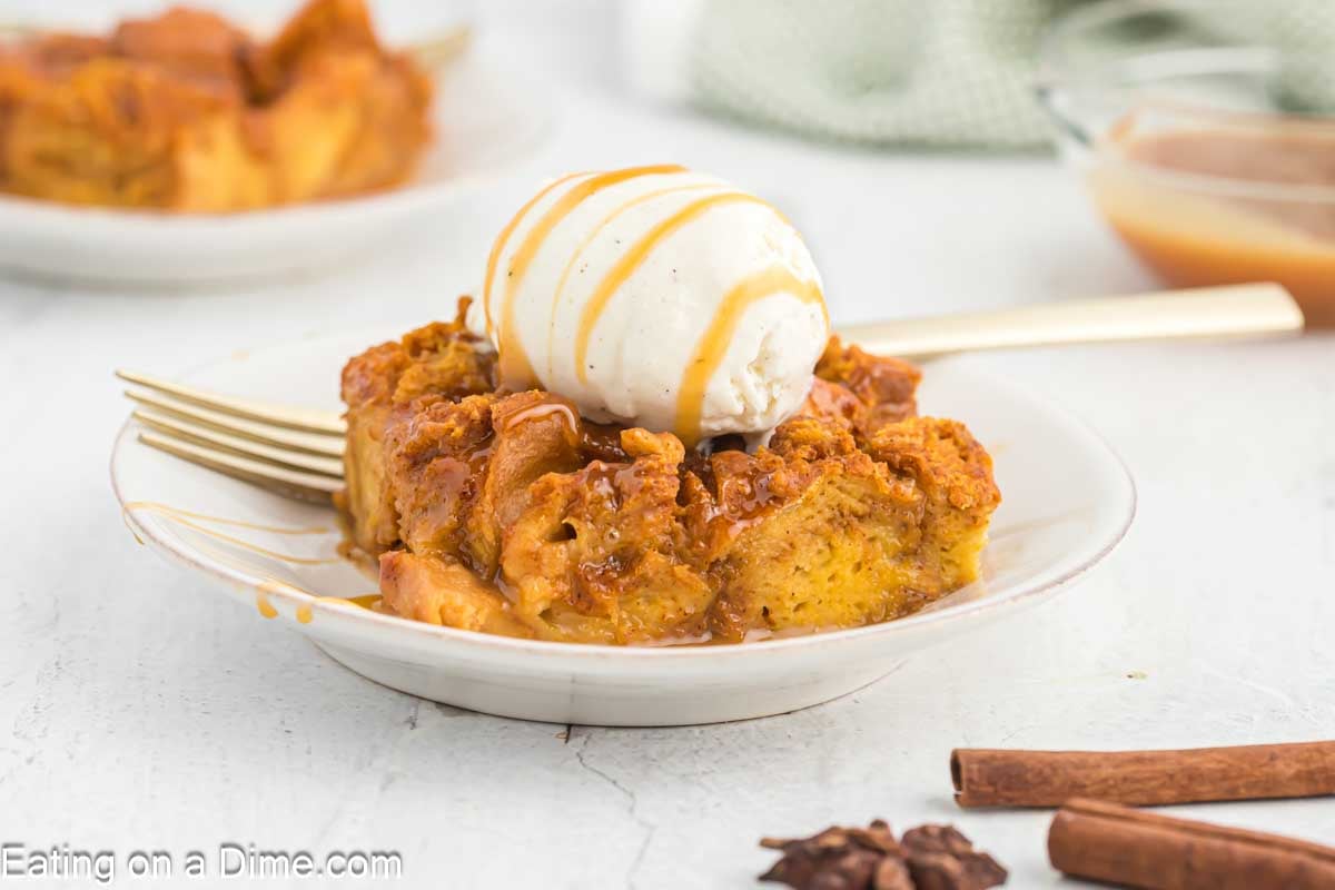 Easy Pumpkin Bread Pudding Recipe