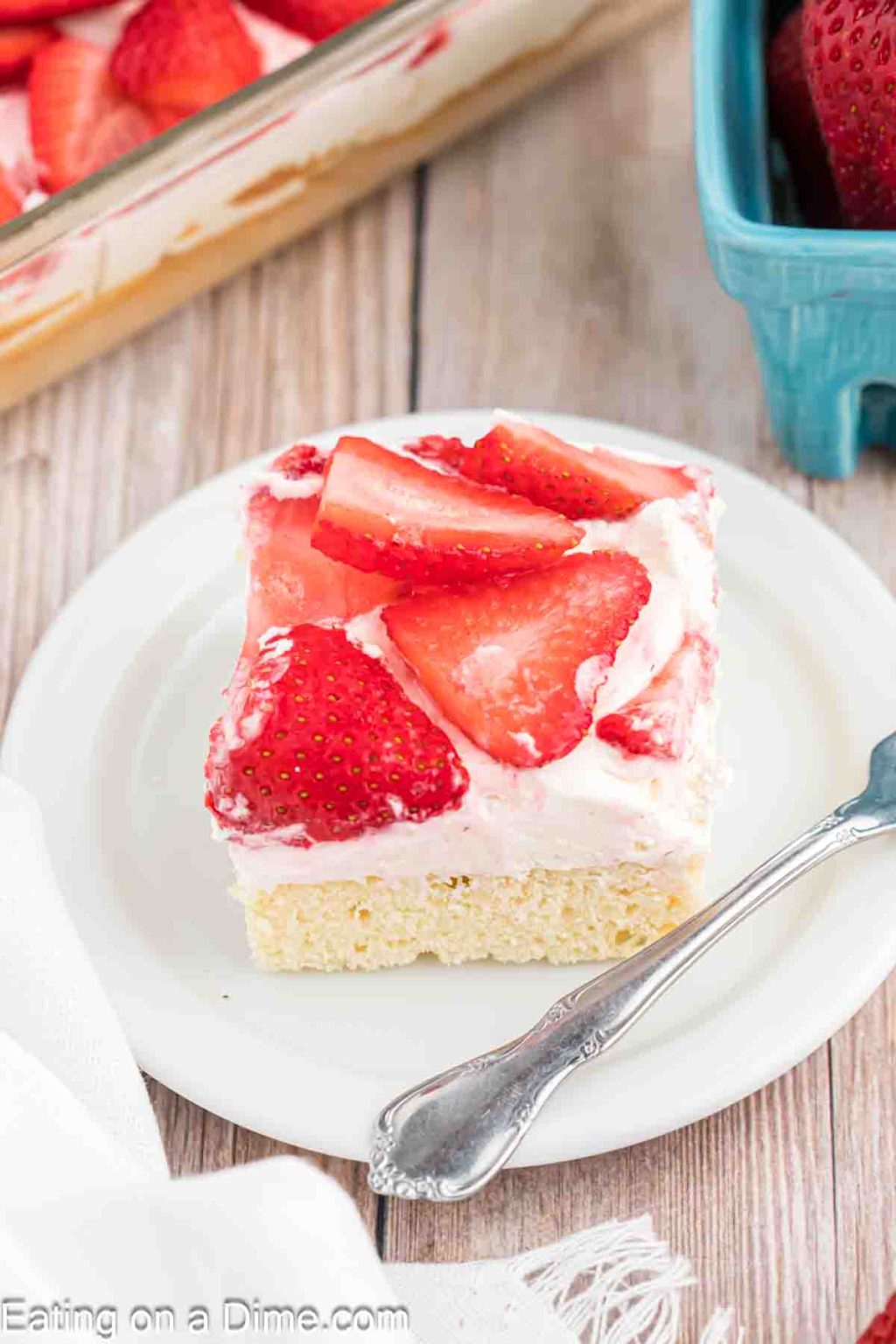 Strawberry Shortcake Bars - Eating on a Dime