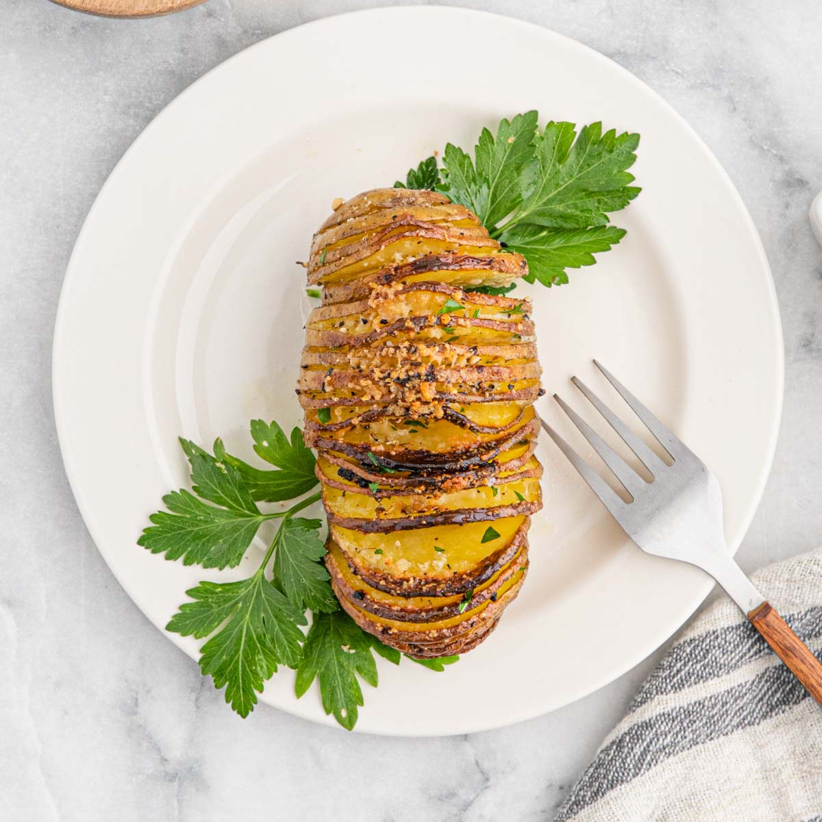 Mini Hasselback Potatoes - Spoon Fork Bacon