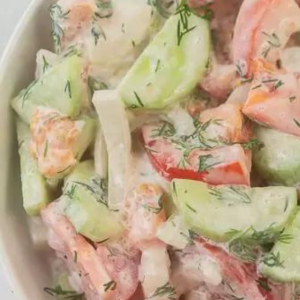 Creamy Cucumber Salad