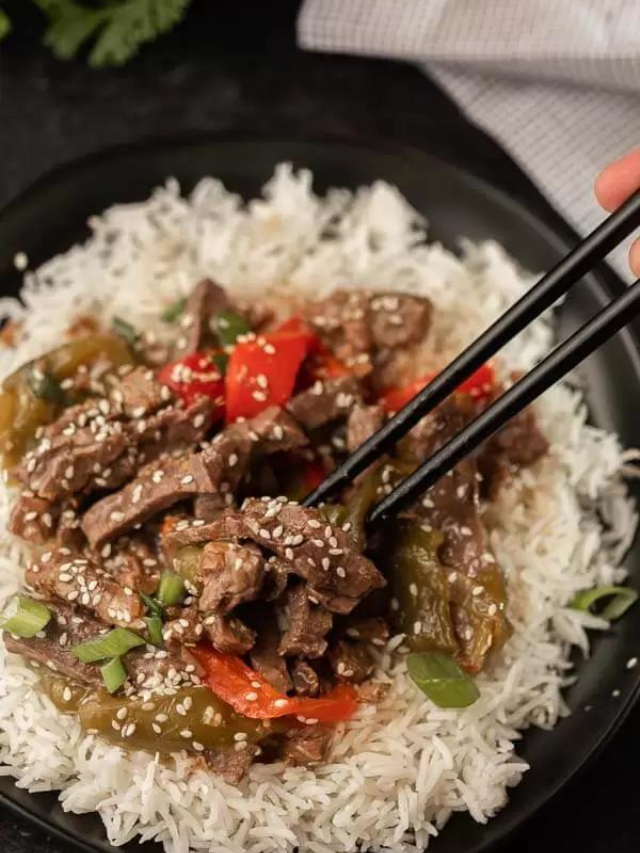 Easy Crockpot Pepper Steak Recipe Eating on a Dime