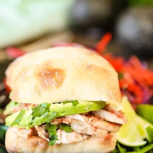 Mexican Chicken Avocado Sandwich