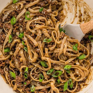 Mongolian Beef and Noodles