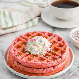 Pink Waffles