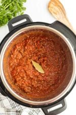 Instant Pot Bolognese Sauce Recipe - Eating On A Dime