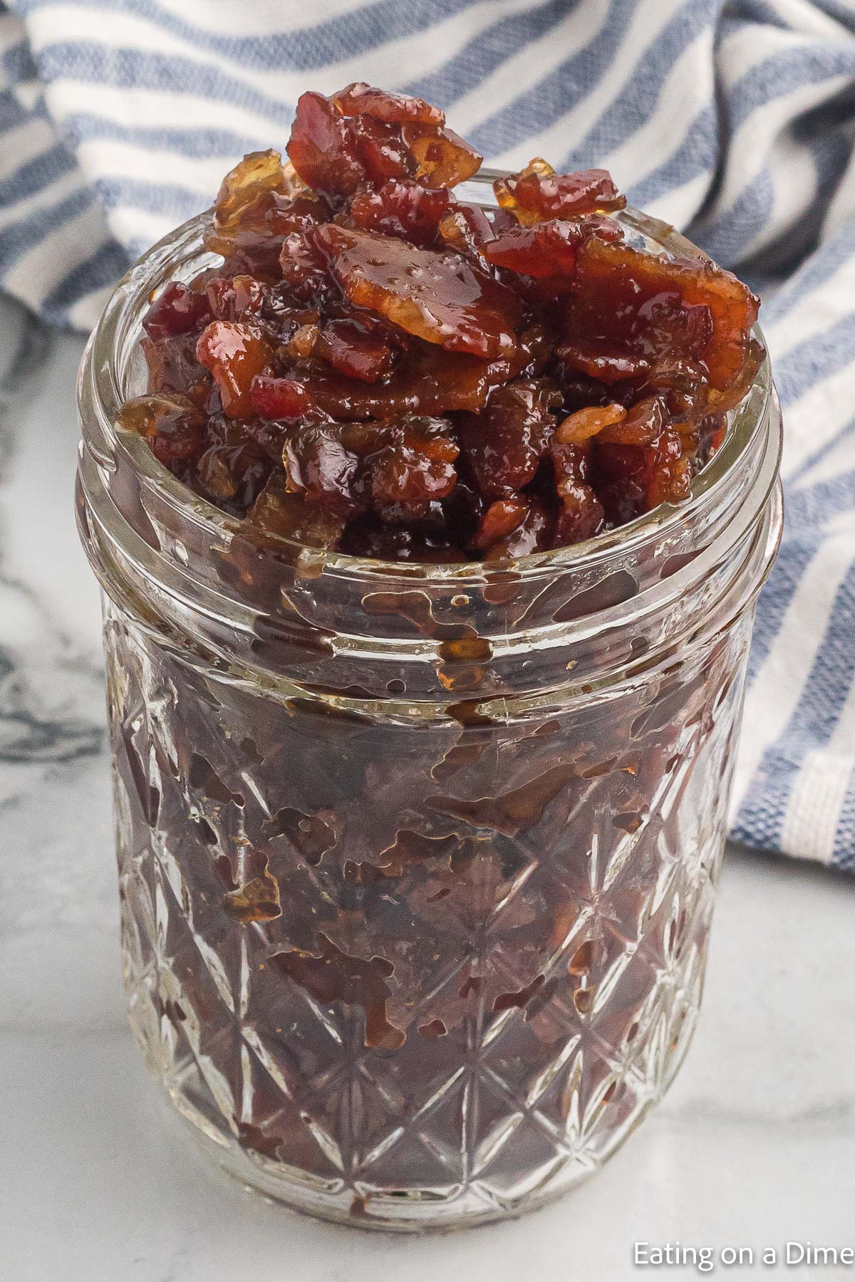 Bacon Jam in a jar. 