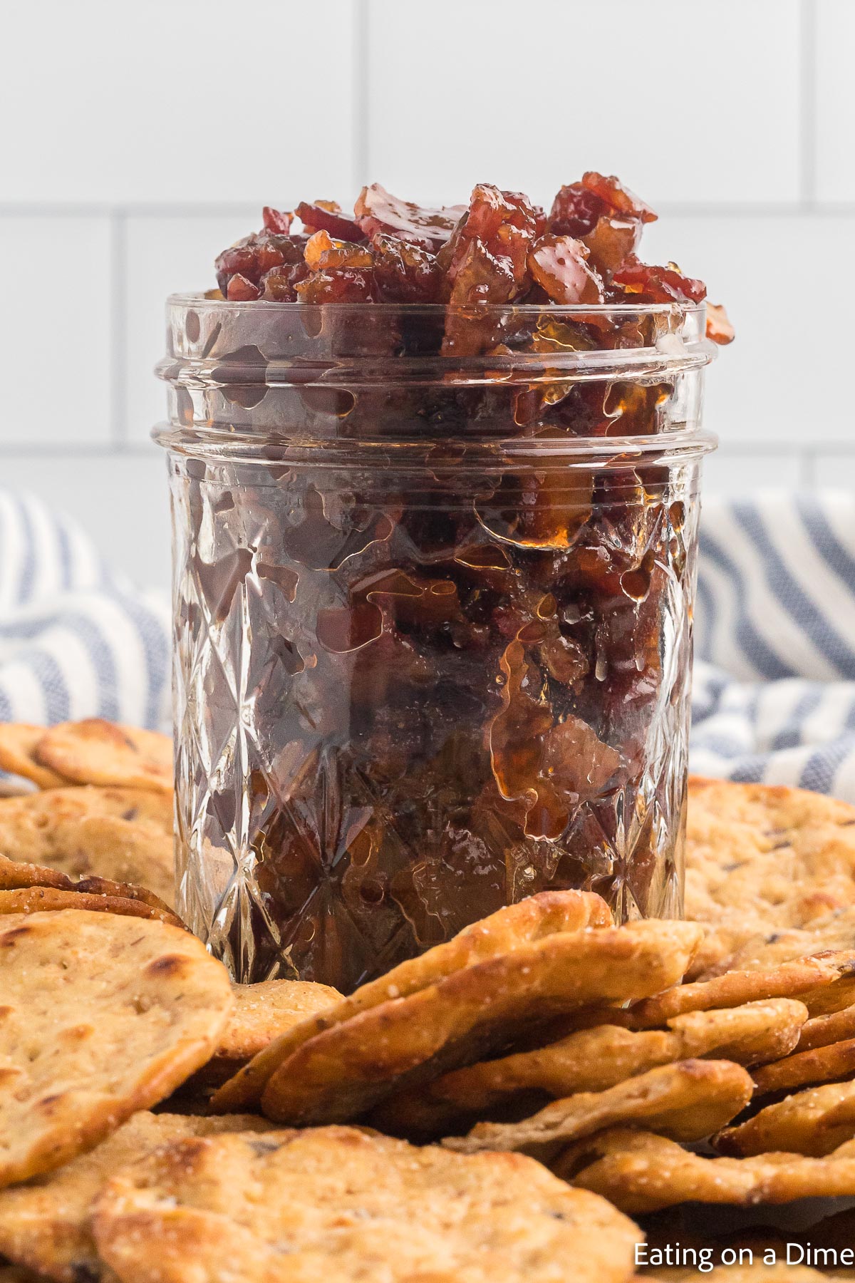 Bacon Jam in a jar. 