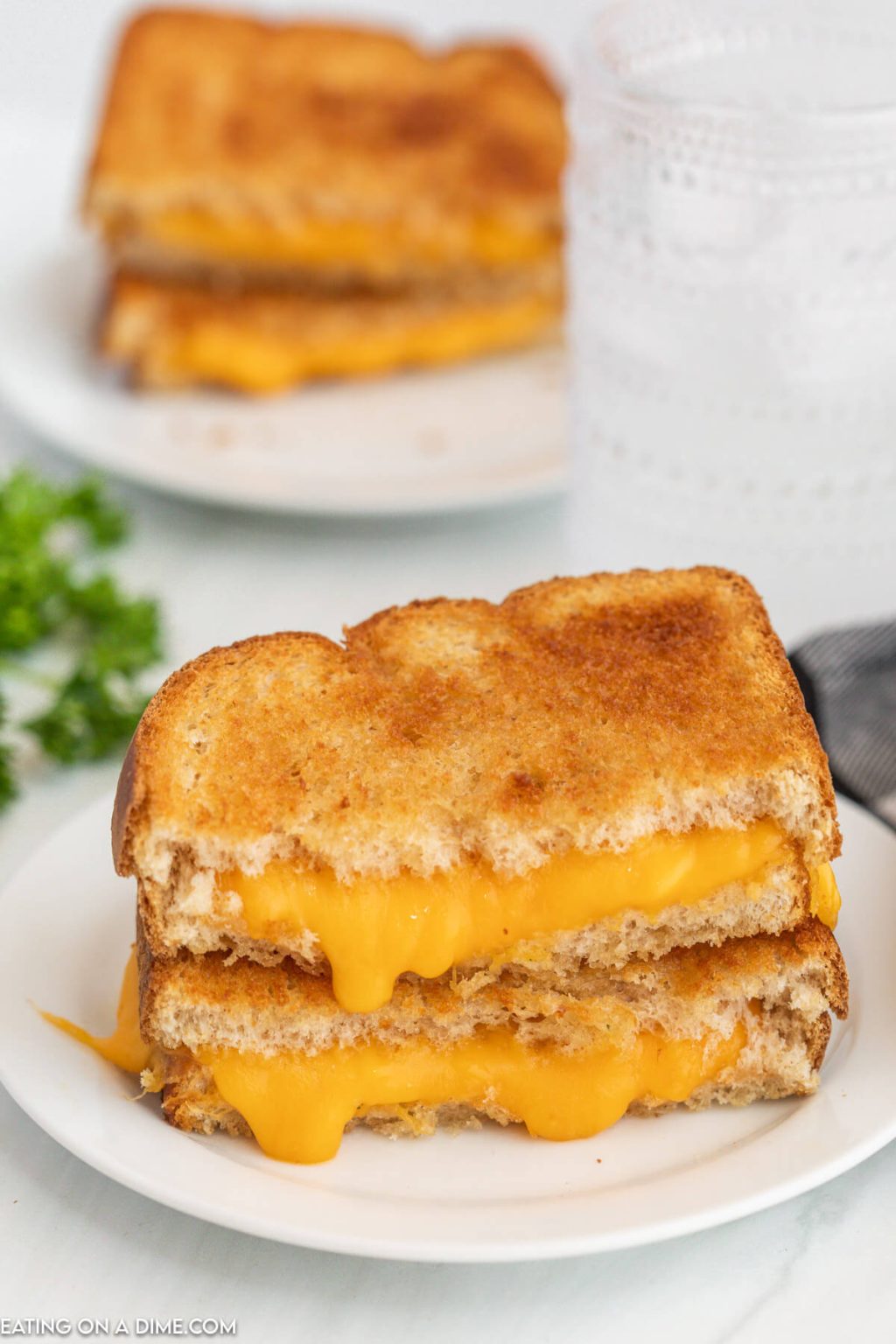 Air Fryer Grilled Cheese - Eating on a Dime