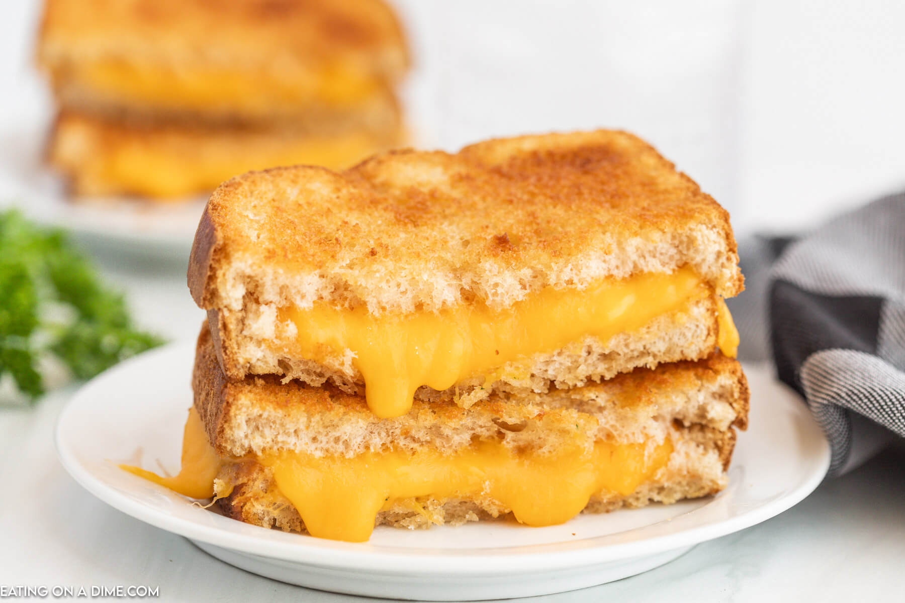 Air Fryer Grilled Cheese - Eating on a Dime