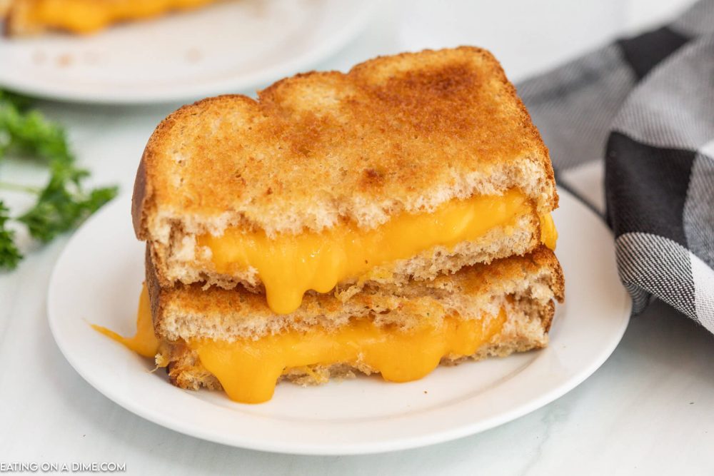 Air Fryer Grilled Cheese - Eating on a Dime