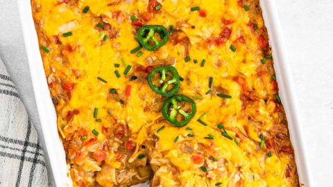 Pulled Pork King Ranch Casserole - Plain Chicken