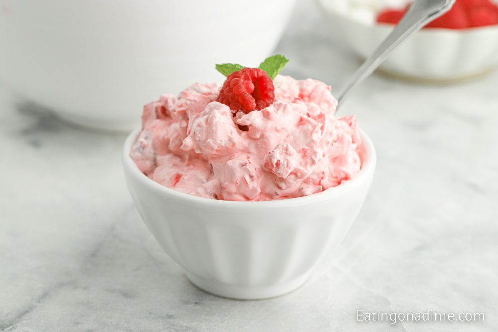 Raspberry Jello Salad - Eating on a Dime