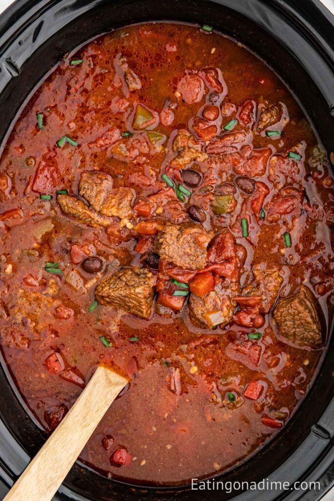 Slow Cooker Brisket Chili Eating On A Dime 2716