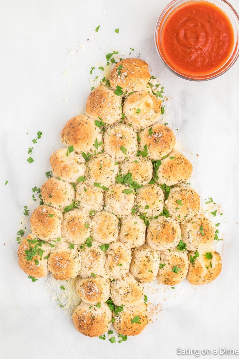 Christmas Tree Pull Apart Bread