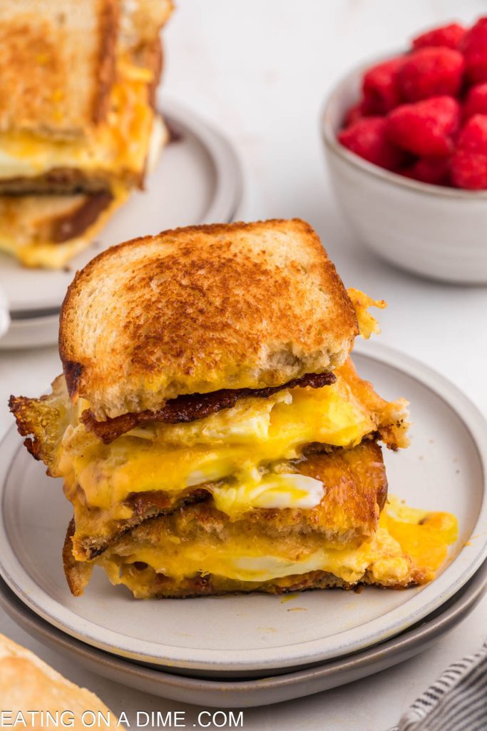 Fried Egg Sandwich - Eating on a Dime