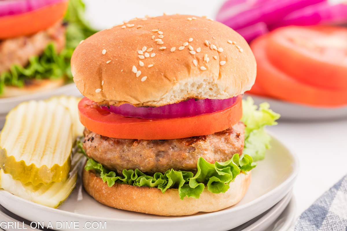 Grilled Turkey Burger Recipe Eating On A Dime