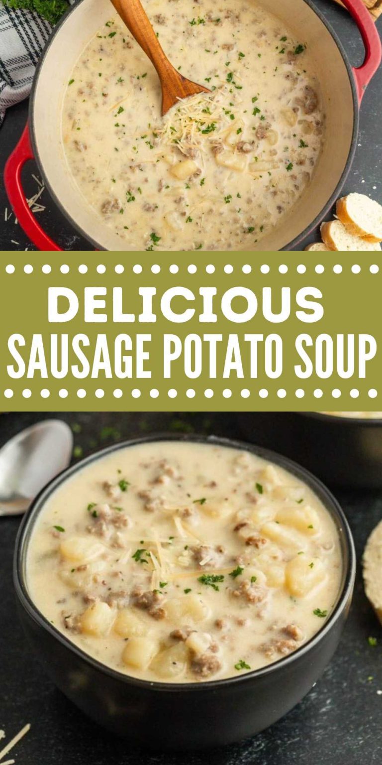 Sausage Potato Soup - Eating on a Dime