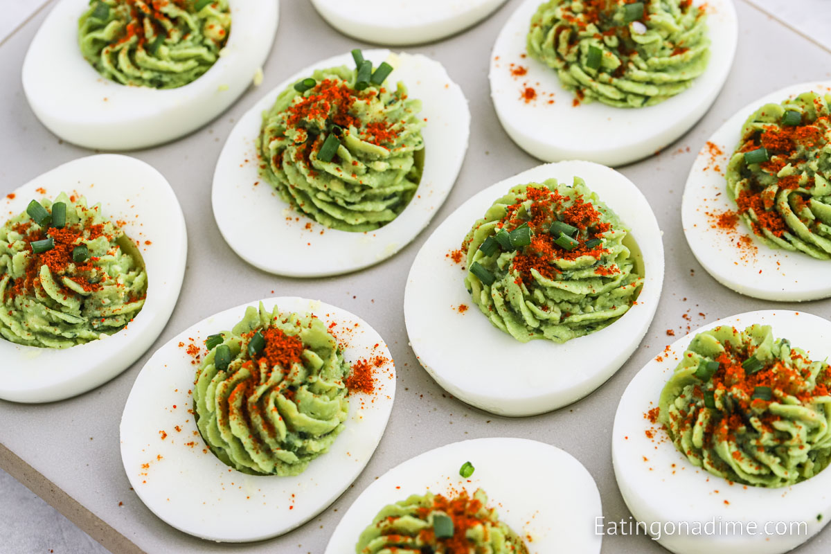 Best Avocado Deviled Eggs Recipe