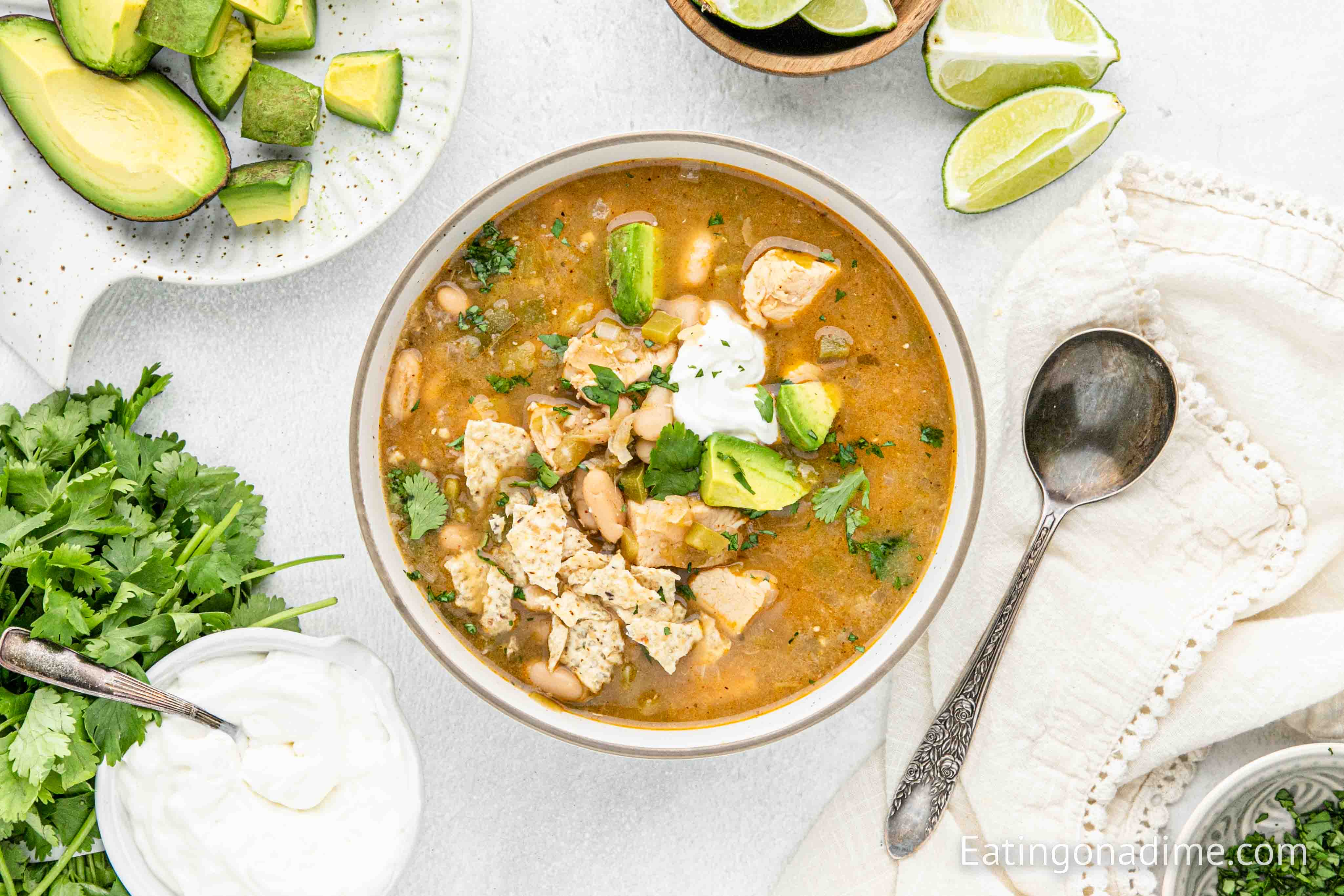 Green Chile Chicken Soup Recipe, Quick and Easy