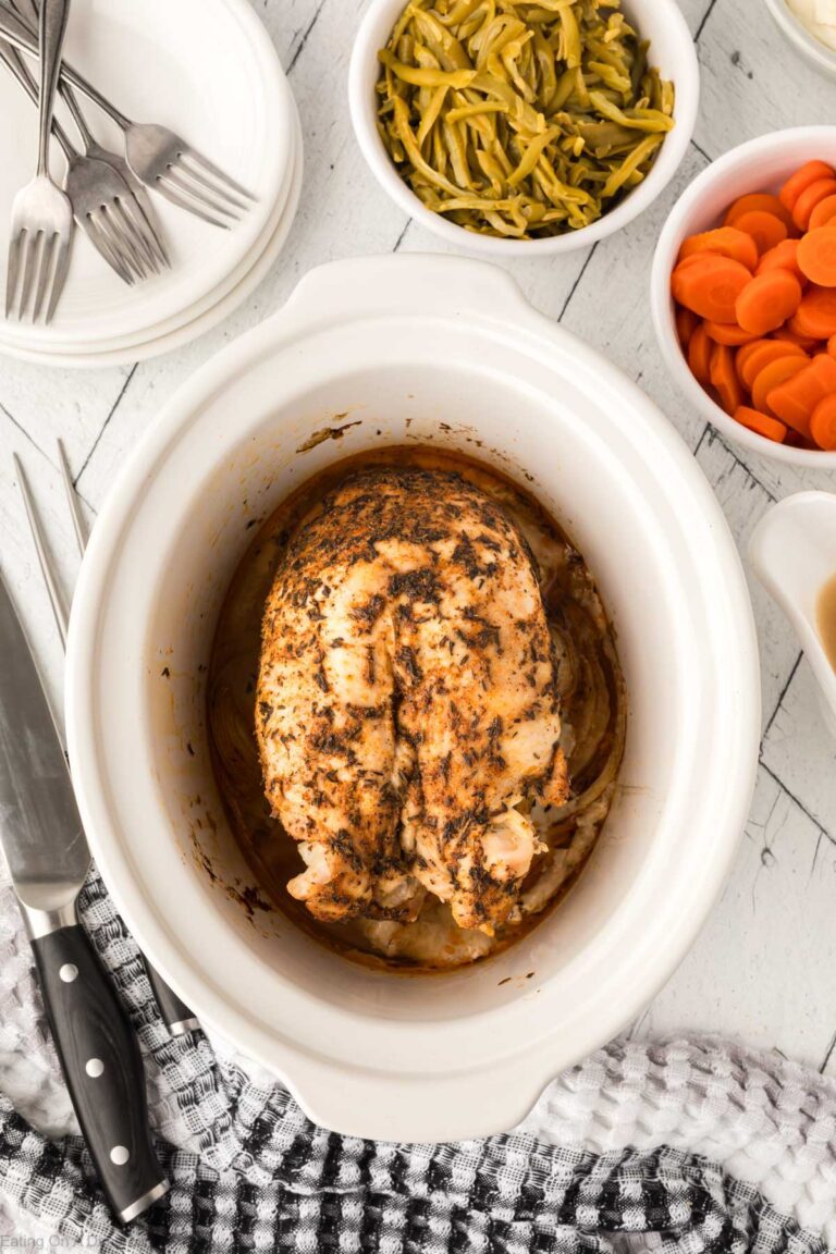 Juicy Slow Cooker Bonein Turkey Breast Eating on a Dime