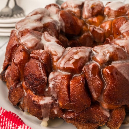 Cinnamon Roll Monkey Bread (Mini Bundt Pan Recipe)