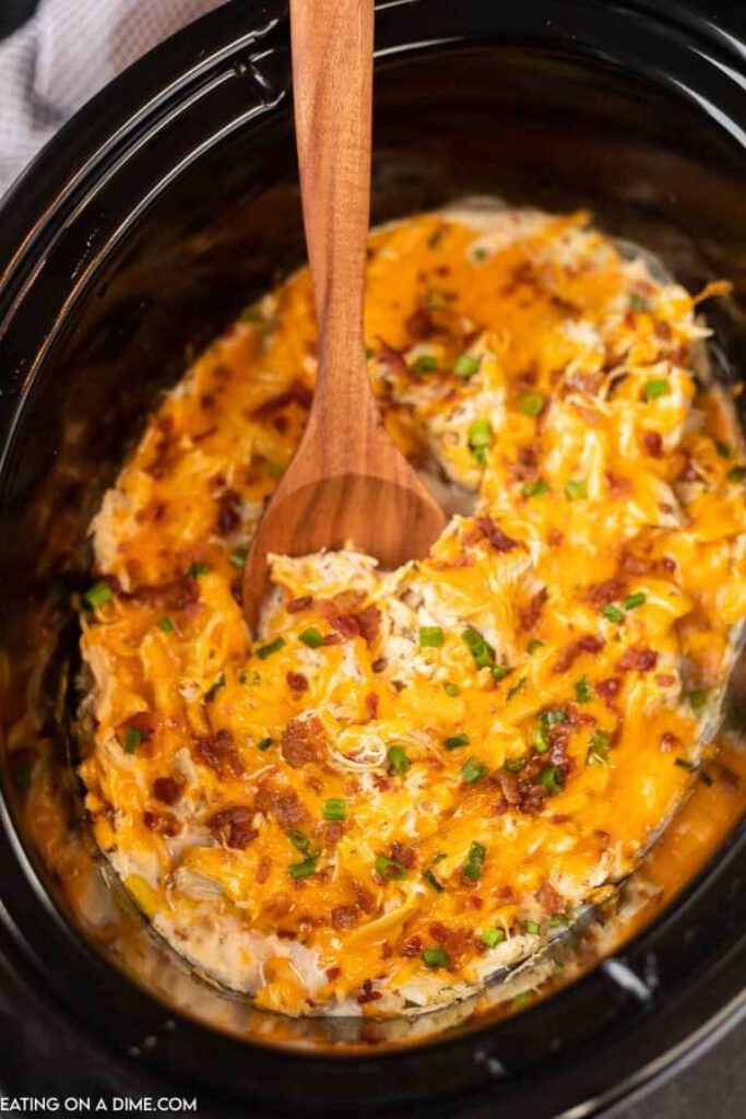 Slow Cooker Crack Chicken & Video - Eating on a Dime