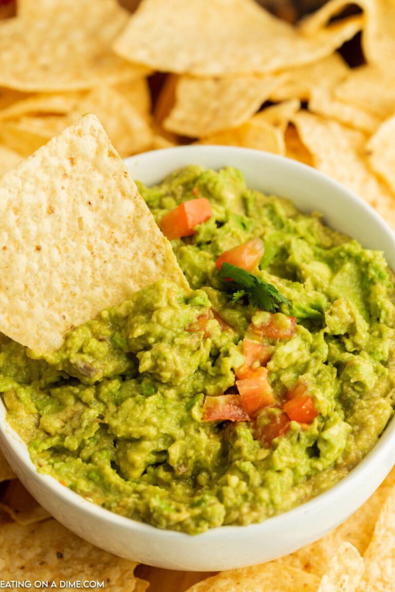 Easy Guacamole Recipe with Salsa, Eating on a Dime