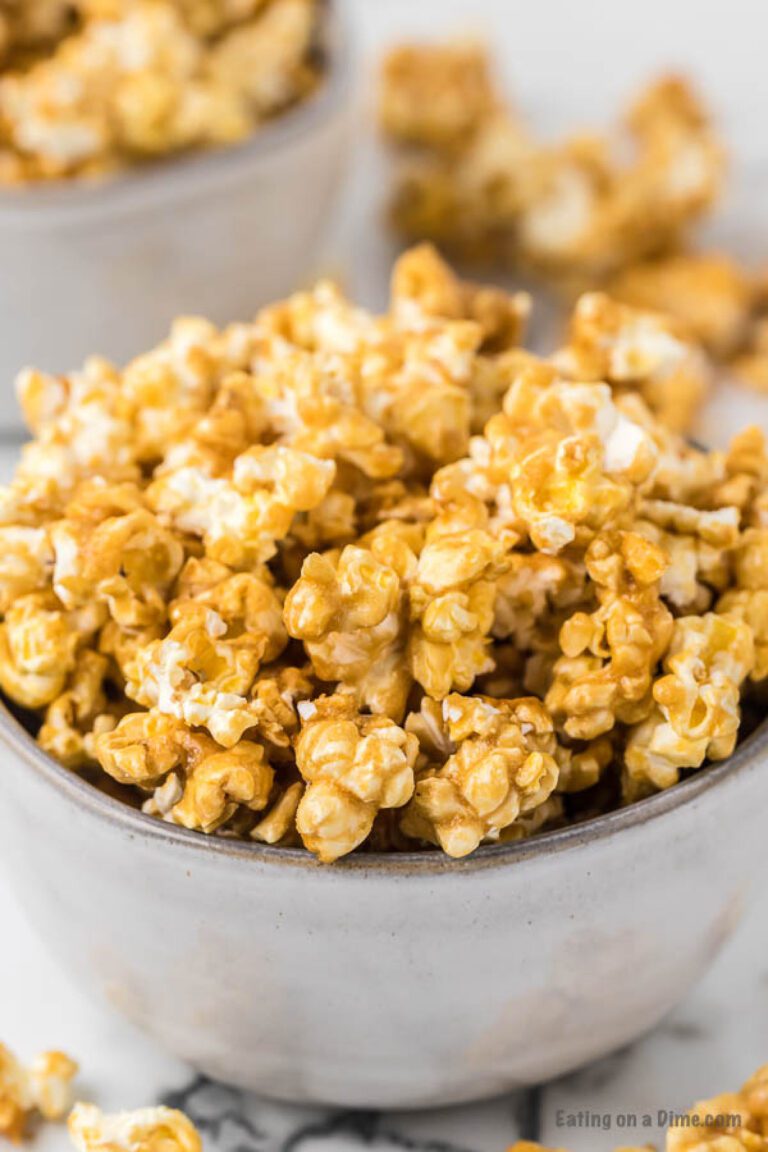 Easy Homemade Caramel Popcorn Recipe