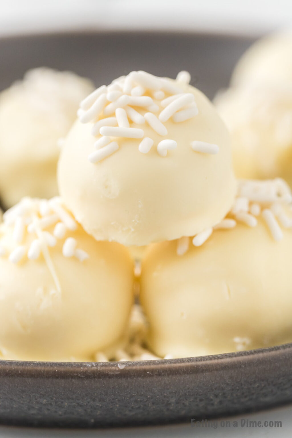 White Chocolate Truffles, Eating On A Dime