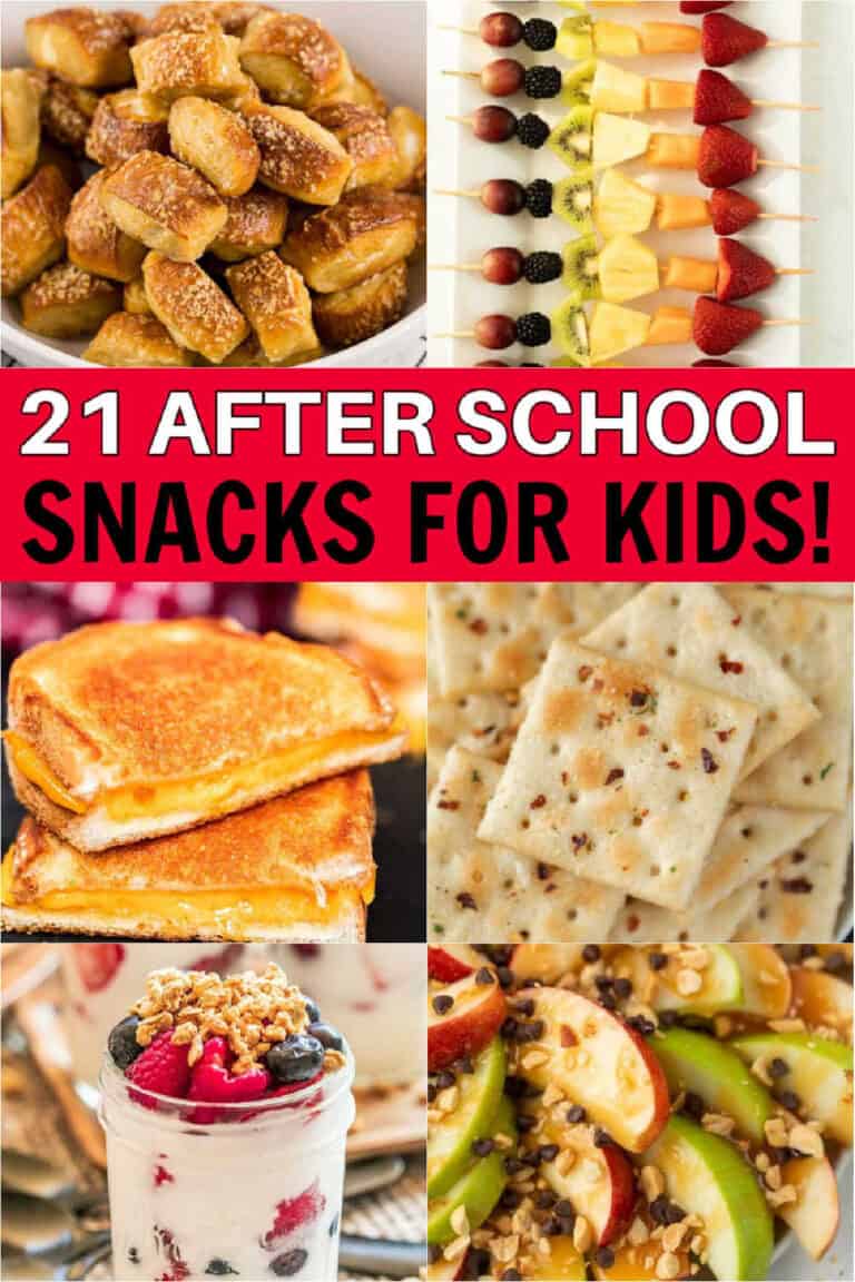 21 After School Snacks for Kids - Easy snack recipes