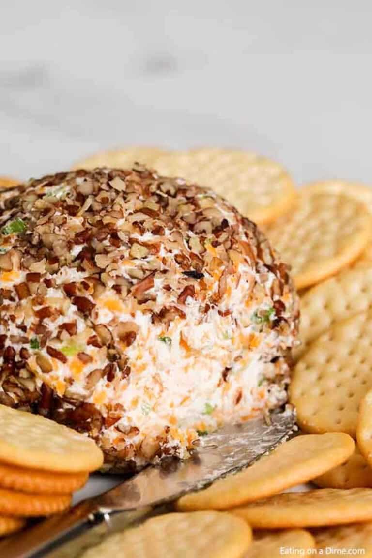 Garlic Onion Cheese Ball - Delicious And Easy Cheese Ball Recipe