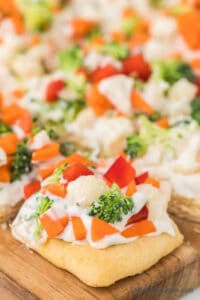 Crescent Roll Veggie Pizza Recipe