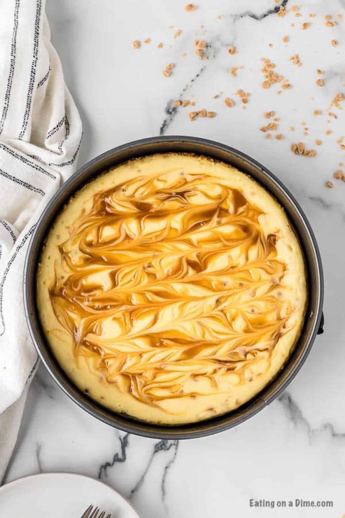 Baked Caramel Cheesecake