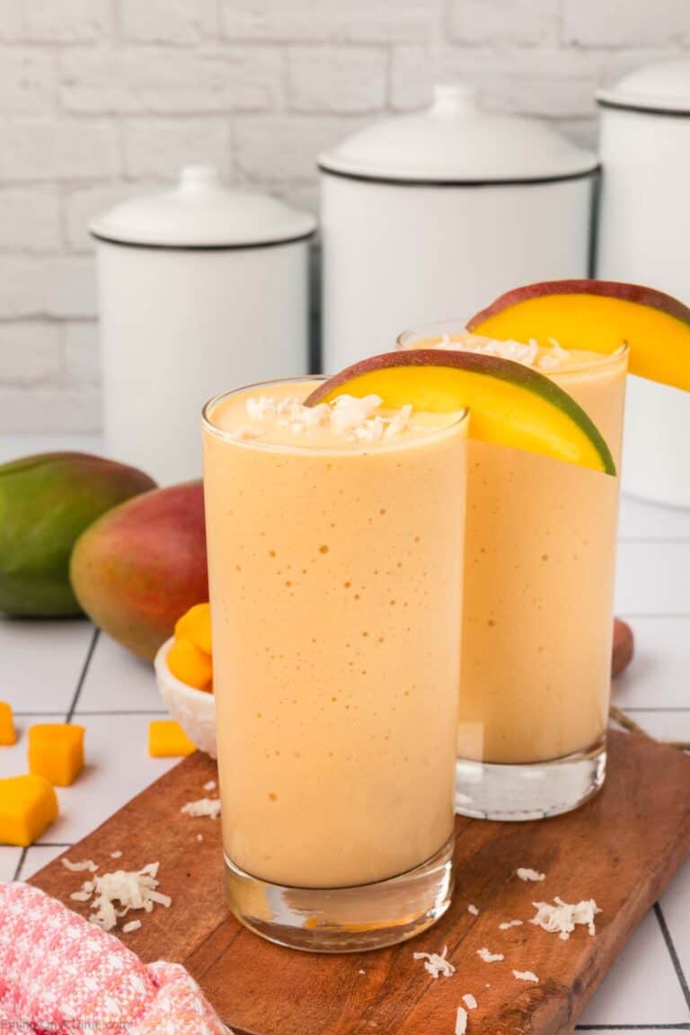 Mango Protein Smoothie - Eating on a Dime